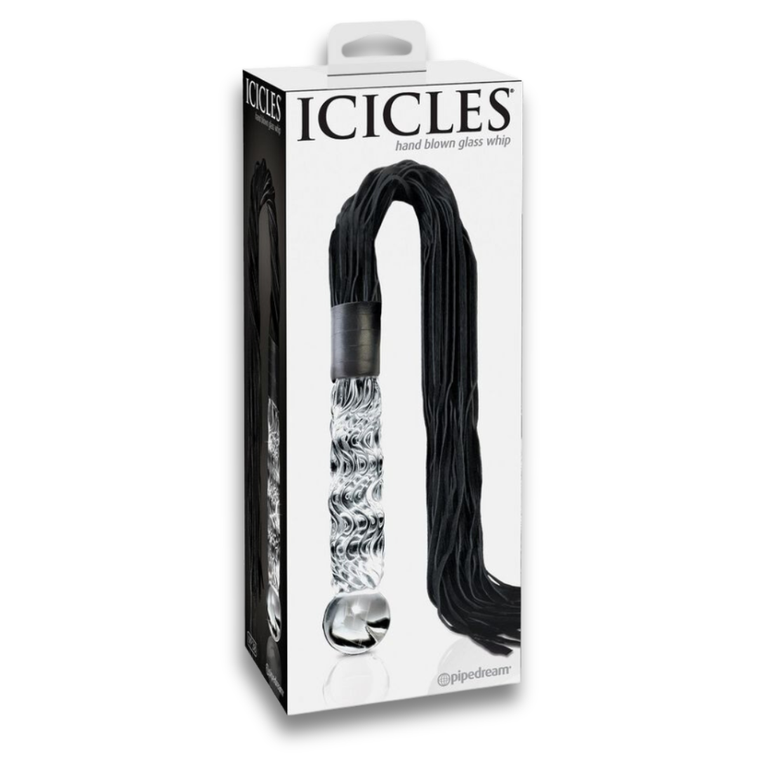 Frustino Con Base In Vetro Soffiato A Mano ICICLES NUMERO 38