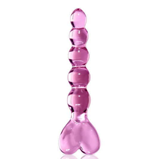 Dildo In Vetro Soffiato A Mano ICICLES NUMERO 43