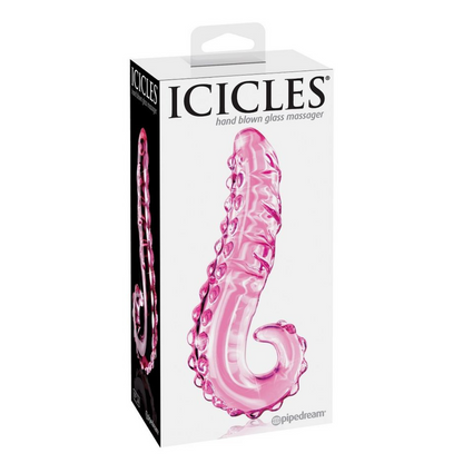 Dildo In Vetro Soffiato A Mano ICICLES NUMERO 24