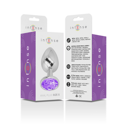 Plug Anale Con Diamante Viola