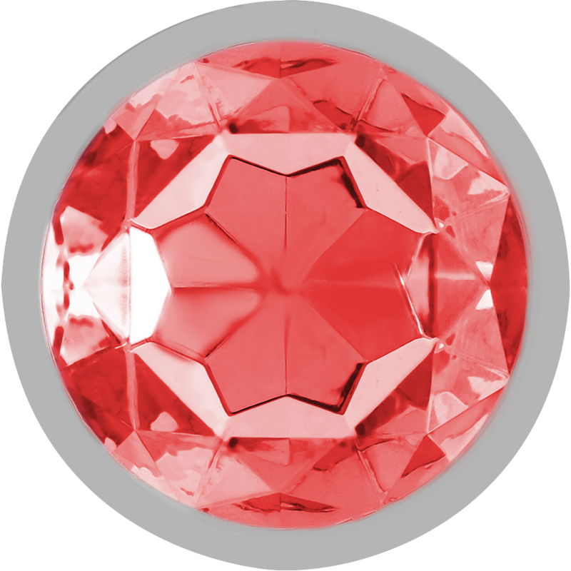 Plug Anale Con Diamante Rosso