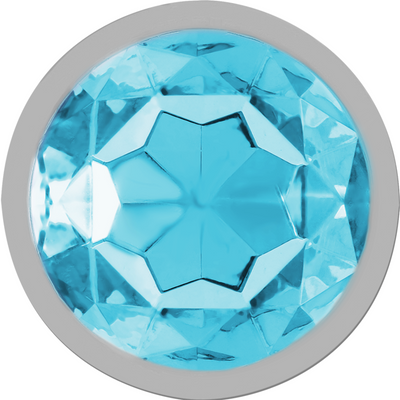Plug Anale Con Diamante Azzurro