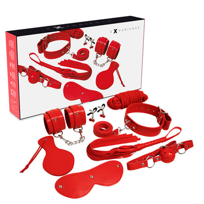 Set Bondage Rosso 10 Pezzi