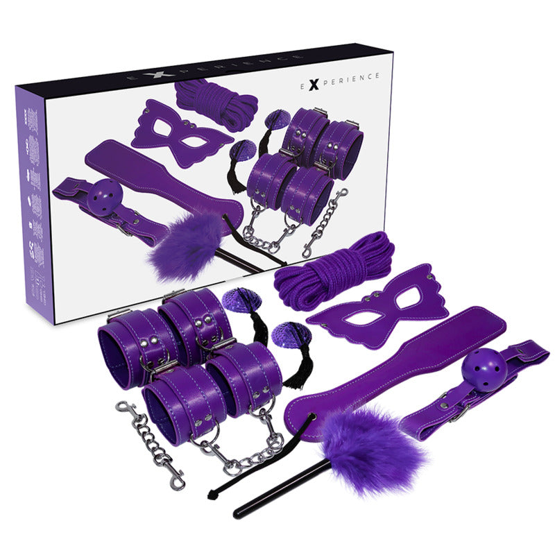 Set Bondage Viola 10 Pezzi