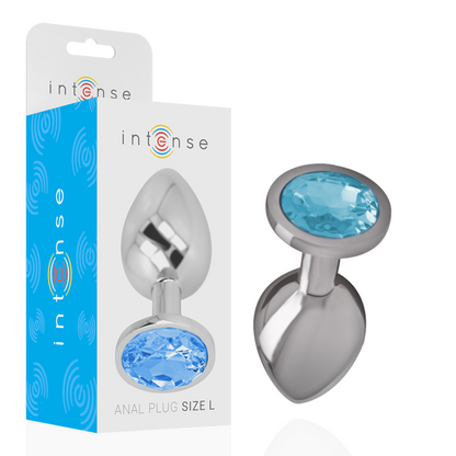 Plug Anale Con Diamante Azzurro