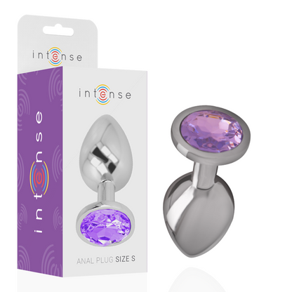 Plug Anale Con Diamante Viola