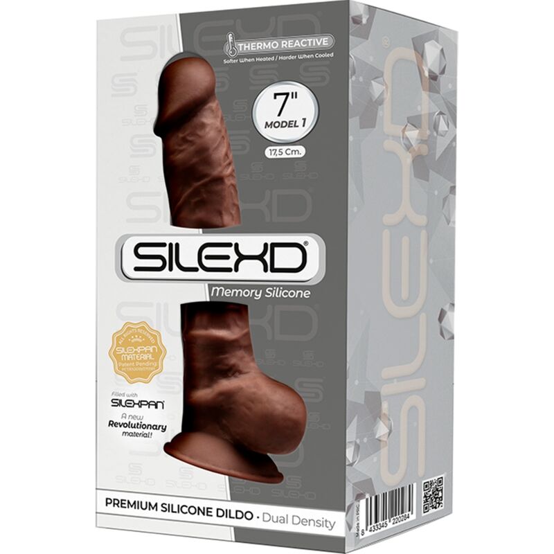 Dildo Realistico Premium Marrone 17,5 cm