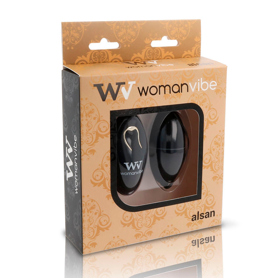 Ovetto Vibrante Con Telecomando Nero - WOMANVIBE