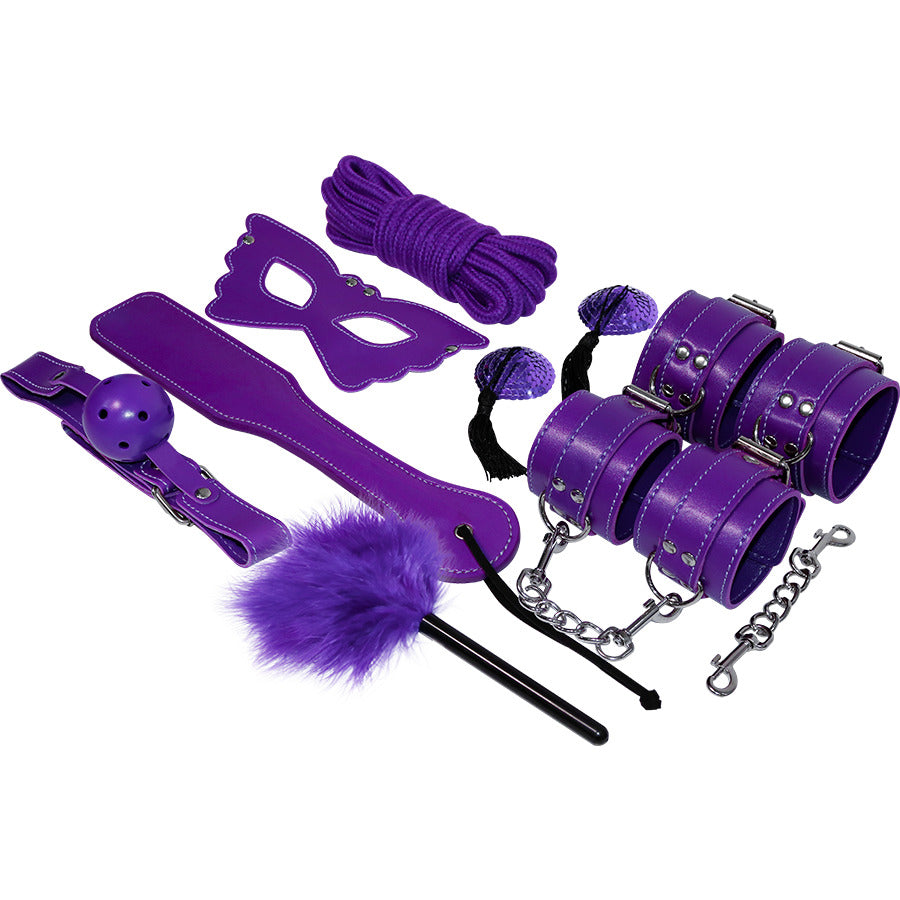 Set Bondage Viola 10 Pezzi