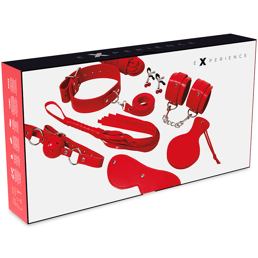 Set Bondage Rosso 10 Pezzi