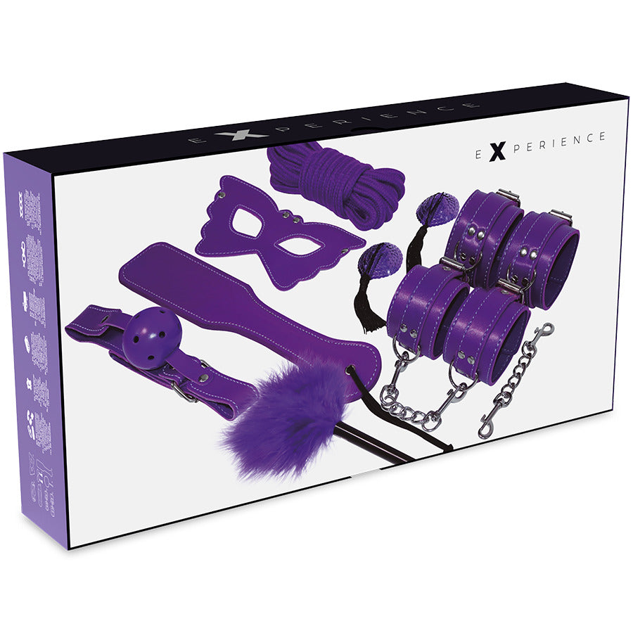 Set Bondage Viola 10 Pezzi